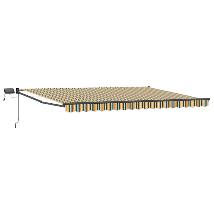 Marchiză retractabilă manuală cu led-uri 4 × 3 m - WALTI WALTI