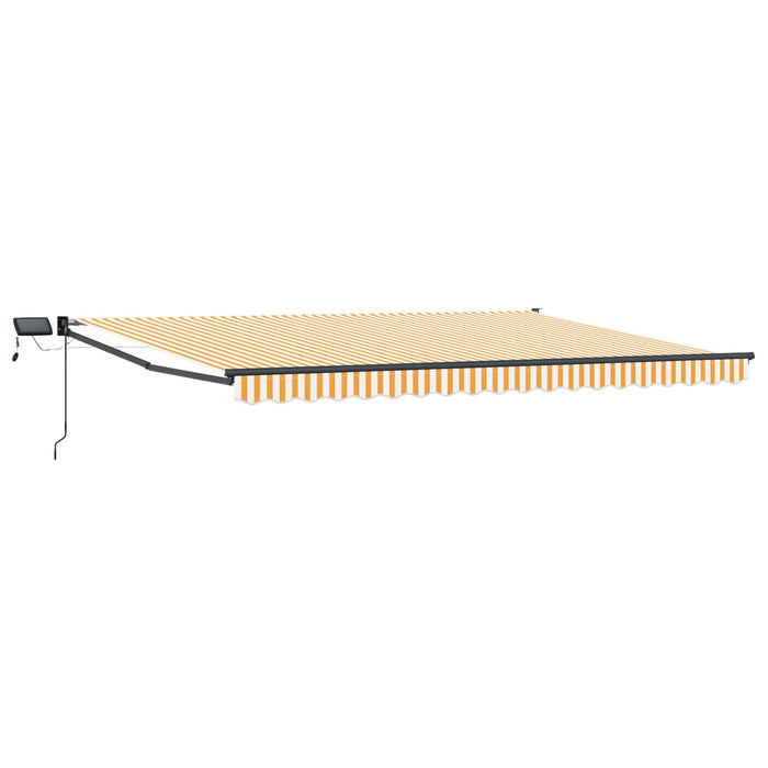 Marchiză retractabilă manuală cu led-uri 4,5 × 3 m - WALTI WALTI