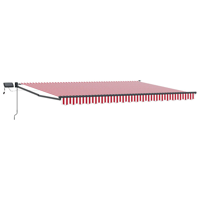 Marchiză retractabilă manuală cu led-uri 4,5 × 3 m - WALTI WALTI
