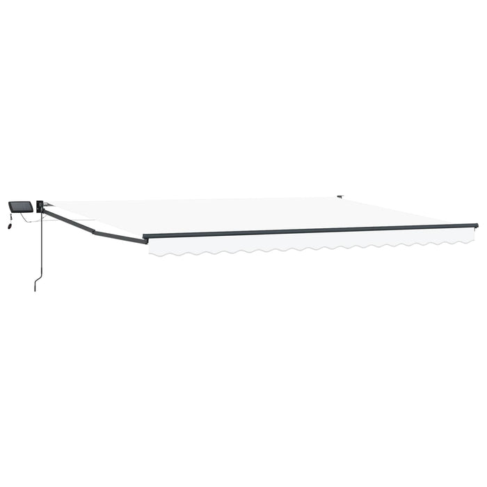 Marchiză retractabilă manuală cu led-uri 4,5 × 3 m - WALTI WALTI