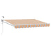 Cort electric retractabil Albastru și portocaliu 3 x 2,5 m - WALTI WALTI