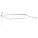 Cort electric retractabil Albastru și Alb 3,5 x 2,5 m - WALTI WALTI