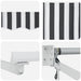 Cort electric retractabil Antracit și Alb 3,5 x 2,5 m - WALTI WALTI