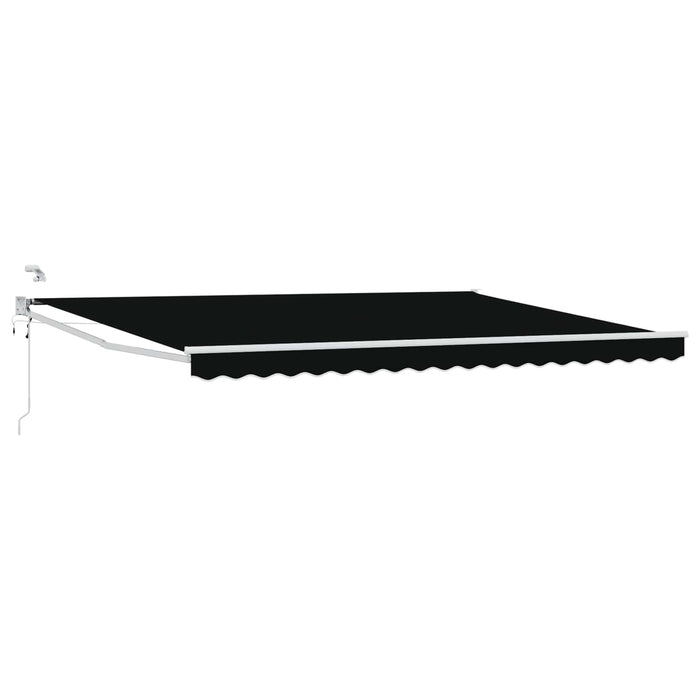 Cort electric retractabil Negru 4 × 3 m - WALTI WALTI