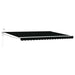 Cort electric retractabil Negru 4 × 3 m - WALTI WALTI