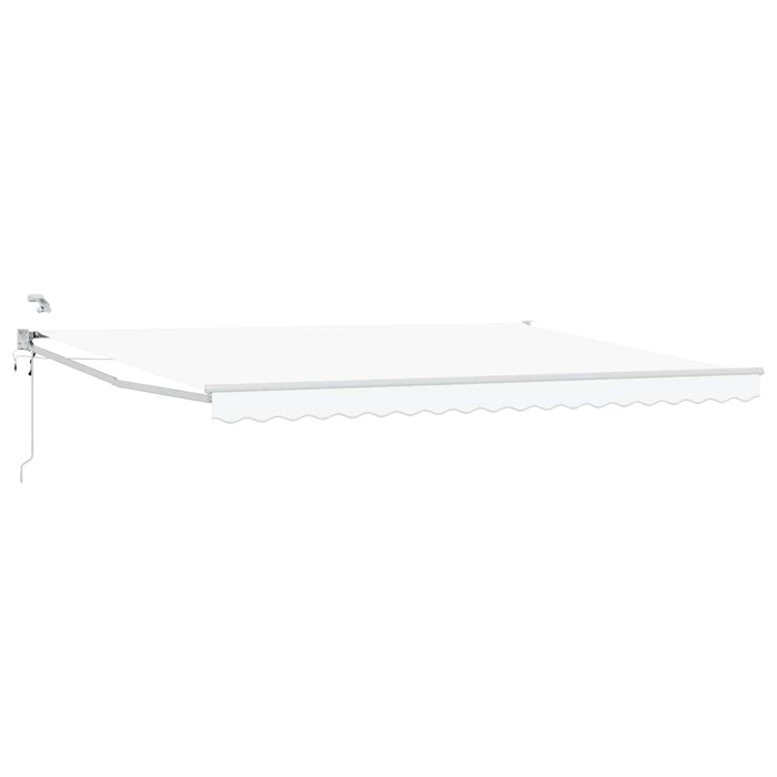 Cort electric retractabil Alb 4,5 × 3 m - WALTI WALTI