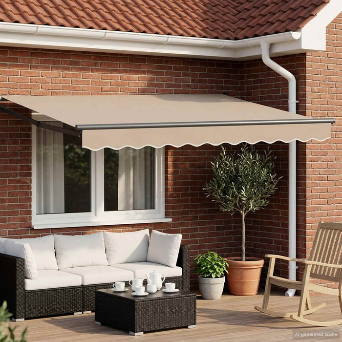 Cort electric retractabil Bej 3,5 x 2 m - WALTI WALTI