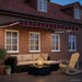 Cort electric retractabil Portocalie și maro 3 x 2,5 m - WALTI WALTI