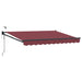 Cort electric retractabil Roșu Burgund 3 x 2,5 m - WALTI WALTI