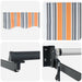 Cort electric retractabil Albastru și portocaliu 3 x 2,5 m - WALTI WALTI