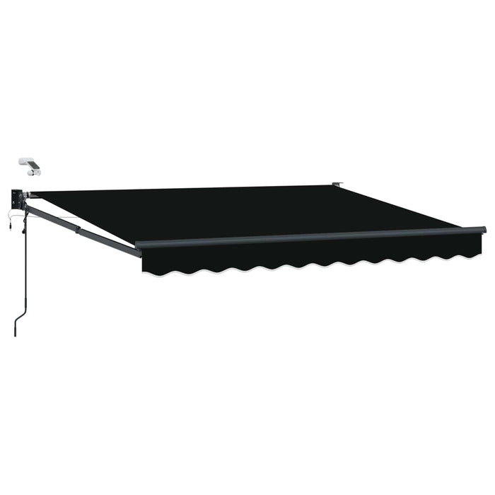 Cort electric retractabil Negru 3,5 x 2,5 m - WALTI WALTI