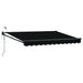 Cort electric retractabil Negru 3,5 x 2,5 m - WALTI WALTI