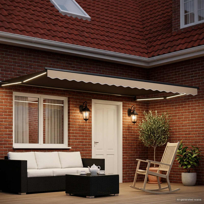 Cort electric retractabil Bej 4 × 3 m - WALTI WALTI