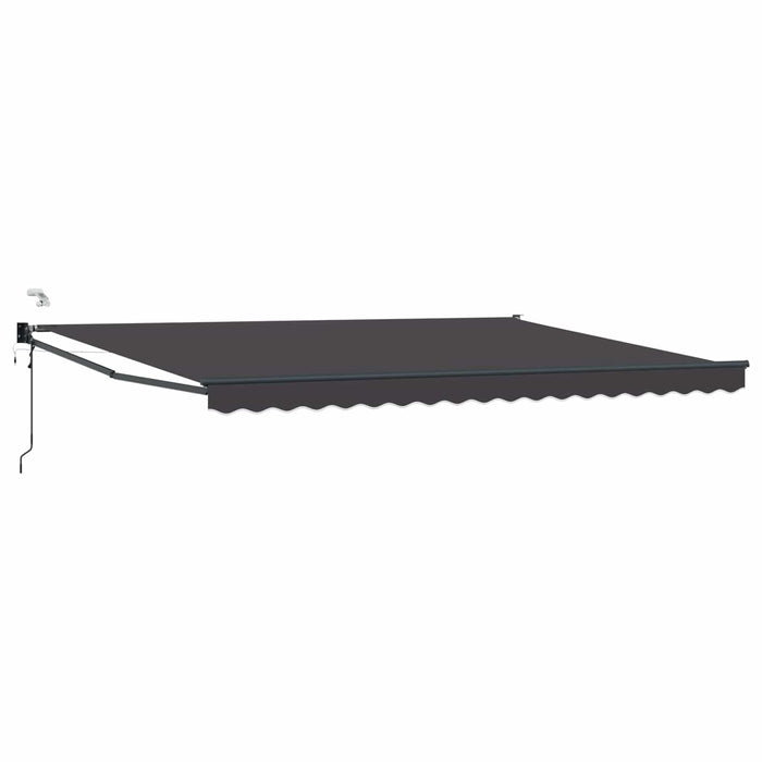 Cort electric retractabil Antracit 4,5 × 3 m - WALTI WALTI