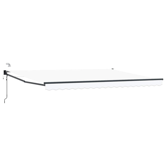 Cort electric retractabil Alb 4,5 × 3 m - WALTI WALTI