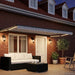Cort electric retractabil Albastru și Alb 5 x 3 m - WALTI WALTI