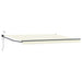 Cort electric retractabil Crem 5 x 3 m - WALTI WALTI
