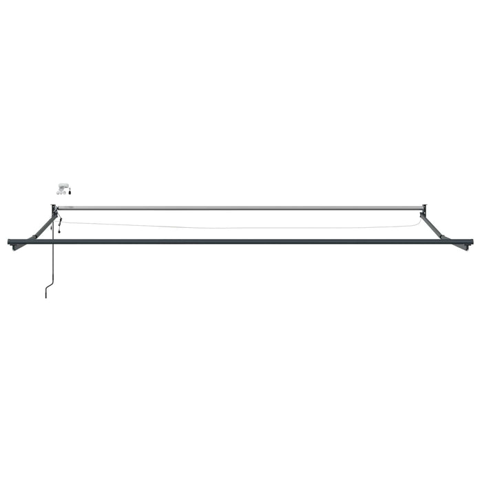 Cort electric retractabil Portocalie și maro 5 x 3 m - WALTI WALTI