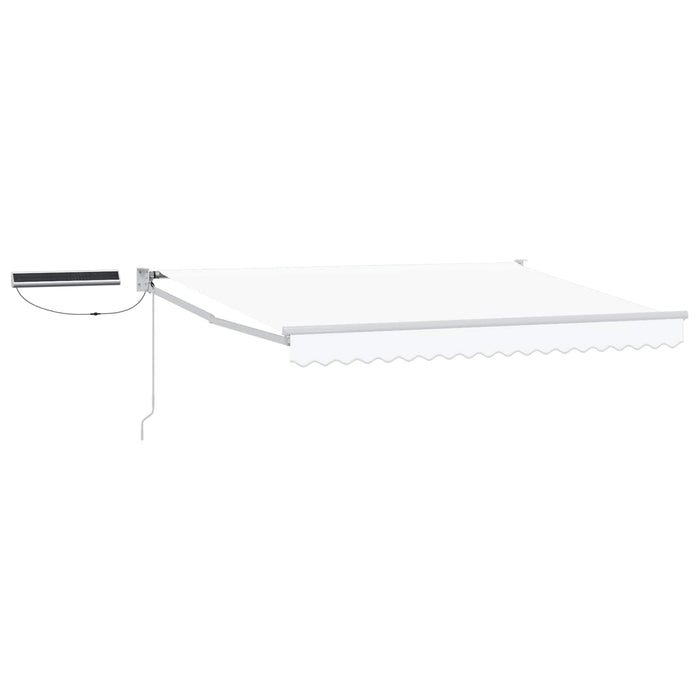 Cort electric retractabil Alb 2,5 x 2 m WALTI