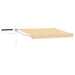 Cort electric retractabil Galben și alb 3,5 x 2 m - WALTI WALTI