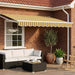 Cort electric retractabil Galben, Gri și Alb 3,5 x 2 m - WALTI WALTI