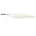 Cort electric retractabil Crema și Alb 3,5 x 2,5 m - WALTI WALTI