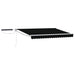 Cort electric retractabil Negru și Alb 3,5 x 2,5 m - WALTI WALTI