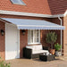 Cort electric retractabil Albastru și Alb 4 × 3 m - WALTI WALTI
