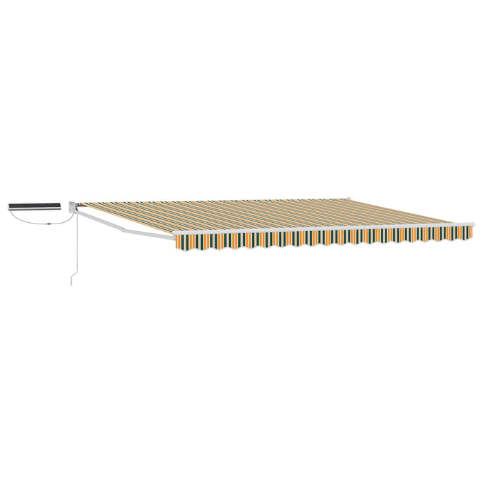 Cort electric retractabil Verde, Galben, Alb 4 × 3 m WALTI