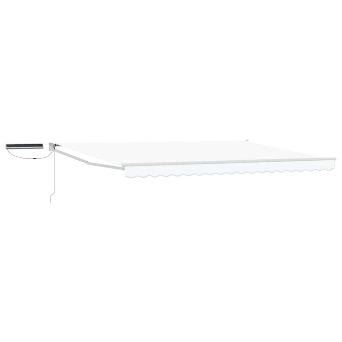 Cort electric retractabil Alb 4,5 × 3 m - WALTI WALTI