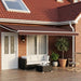 Cort electric retractabil Maro și alb 5 x 3 m - WALTI WALTI