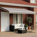 Cort electric retractabil Gri deschis și alb. 5 x 3 m - WALTI WALTI