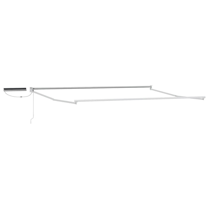 Cort electric retractabil Gri deschis și alb. 5 x 3 m - WALTI WALTI