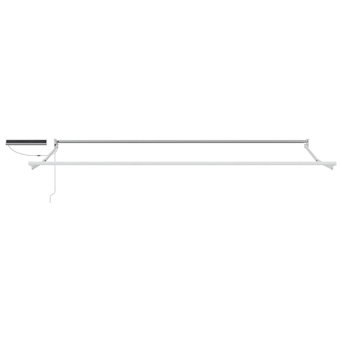 Cort electric retractabil Gri deschis și alb. 5 x 3 m - WALTI WALTI