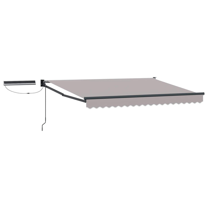 Cort electric retractabil Gri deschis și antracit 2,5 x 2 m - WALTI WALTI