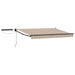 Cort electric retractabil Bej și antracit 3,5 x 2 m - WALTI WALTI