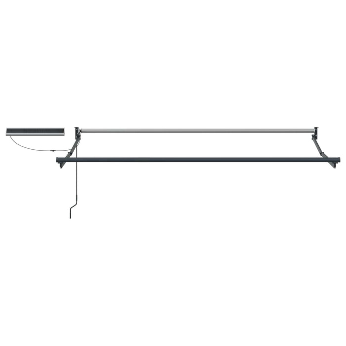 Cort electric retractabil Bej și antracit 3,5 x 2 m - WALTI WALTI