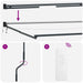 Cort electric retractabil Bej și antracit 3,5 x 2 m - WALTI WALTI