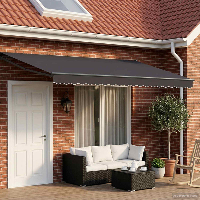 Cort electric retractabil Antracit 4 x 2 m - WALTI WALTI