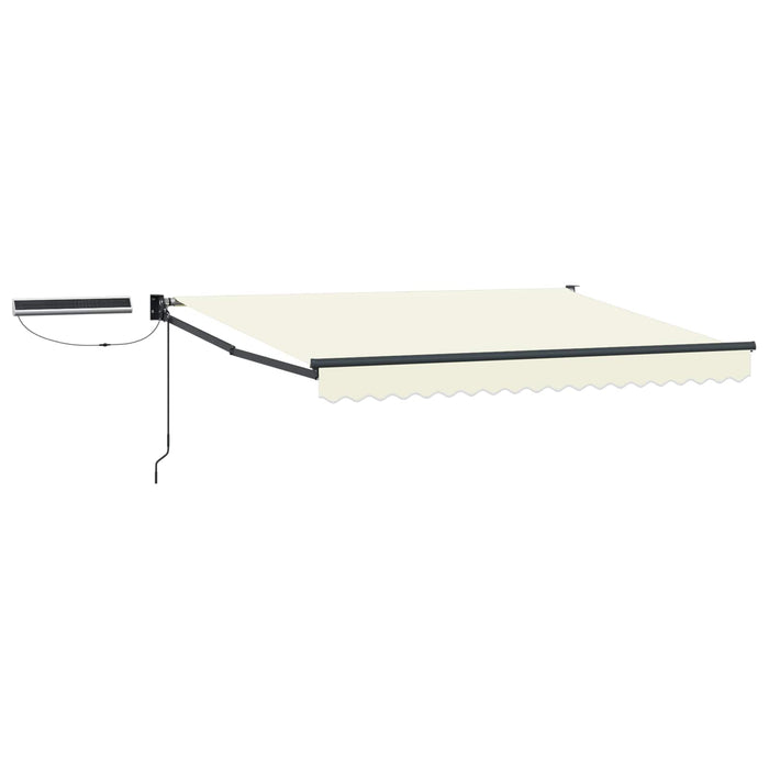 Cort electric retractabil Crem și Antracit 3 x 2,5 m - WALTI WALTI