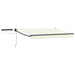 Cort electric retractabil Crem și Antracit 3 x 2,5 m - WALTI WALTI