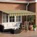 Cort electric retractabil Verde, Galben, Antracit 3 x 2,5 m - WALTI WALTI