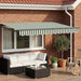 Cort electric retractabil Verde, Alb, Antracit 3 x 2,5 m - WALTI WALTI