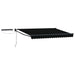 Cort electric retractabil Negru și antracit 3,5 x 2,5 m - WALTI WALTI