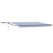 Cort electric retractabil Albastru, Alb, Antracit 4 × 3 m - WALTI WALTI