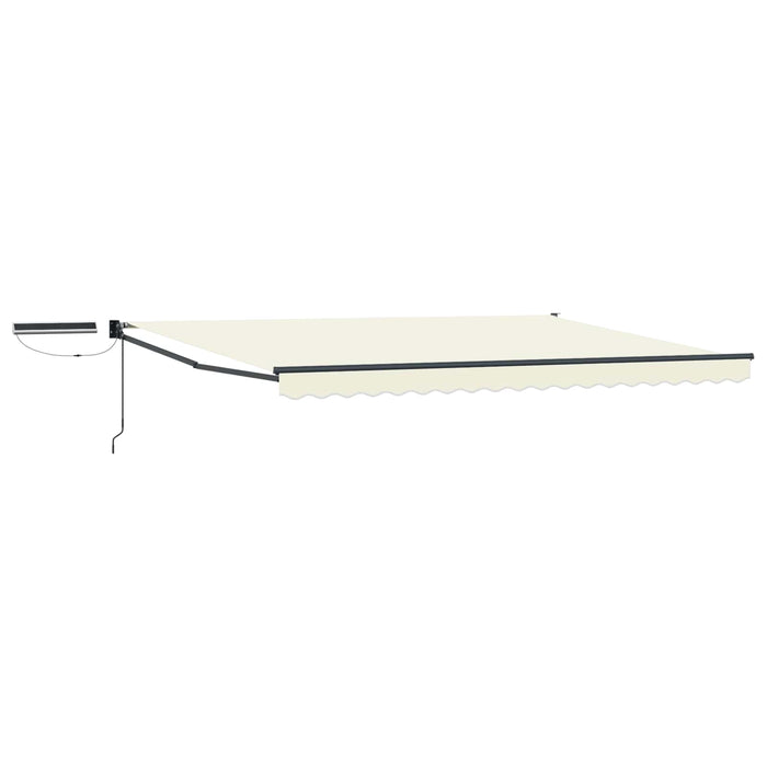 Cort electric retractabil Crem și Antracit 4 × 3 m - WALTI WALTI