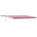 Cort electric retractabil Roșu, Alb, Antracit 4 × 3 m - WALTI WALTI