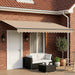 Cort electric retractabil Bej și antracit 4 × 3 m - WALTI WALTI