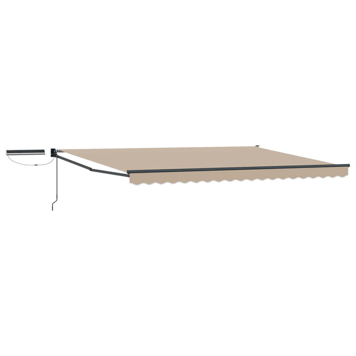 Cort electric retractabil Bej și antracit 4 × 3 m - WALTI WALTI