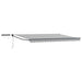 Cort electric retractabil Antracit și Alb 4,5 × 3 m - WALTI WALTI